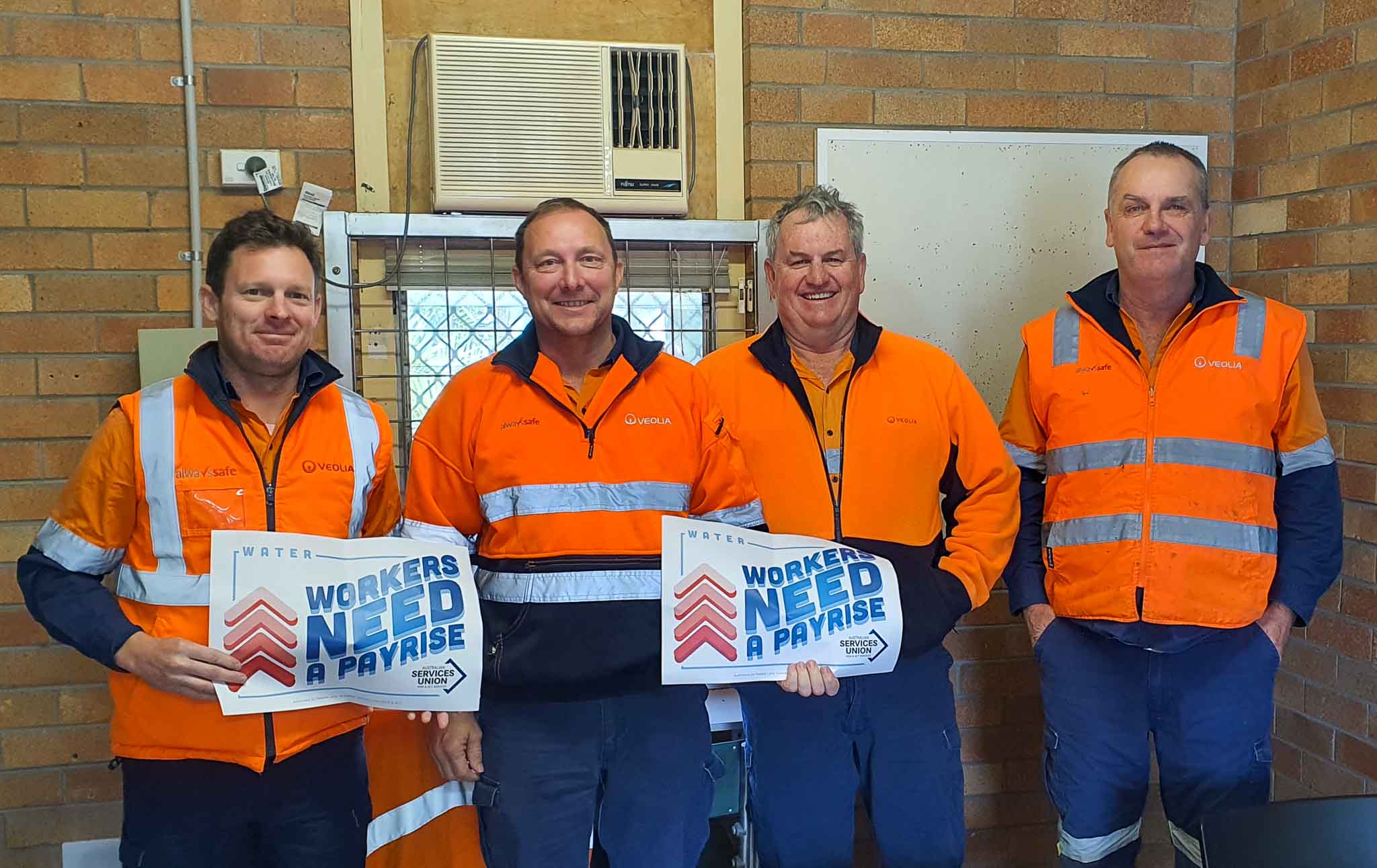 Water Workers at Veolia need a pay rise!